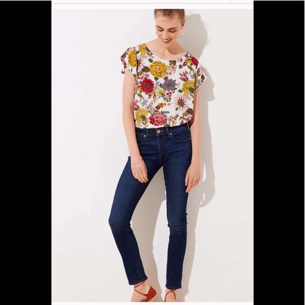 LOFT modern slim jeans size 6